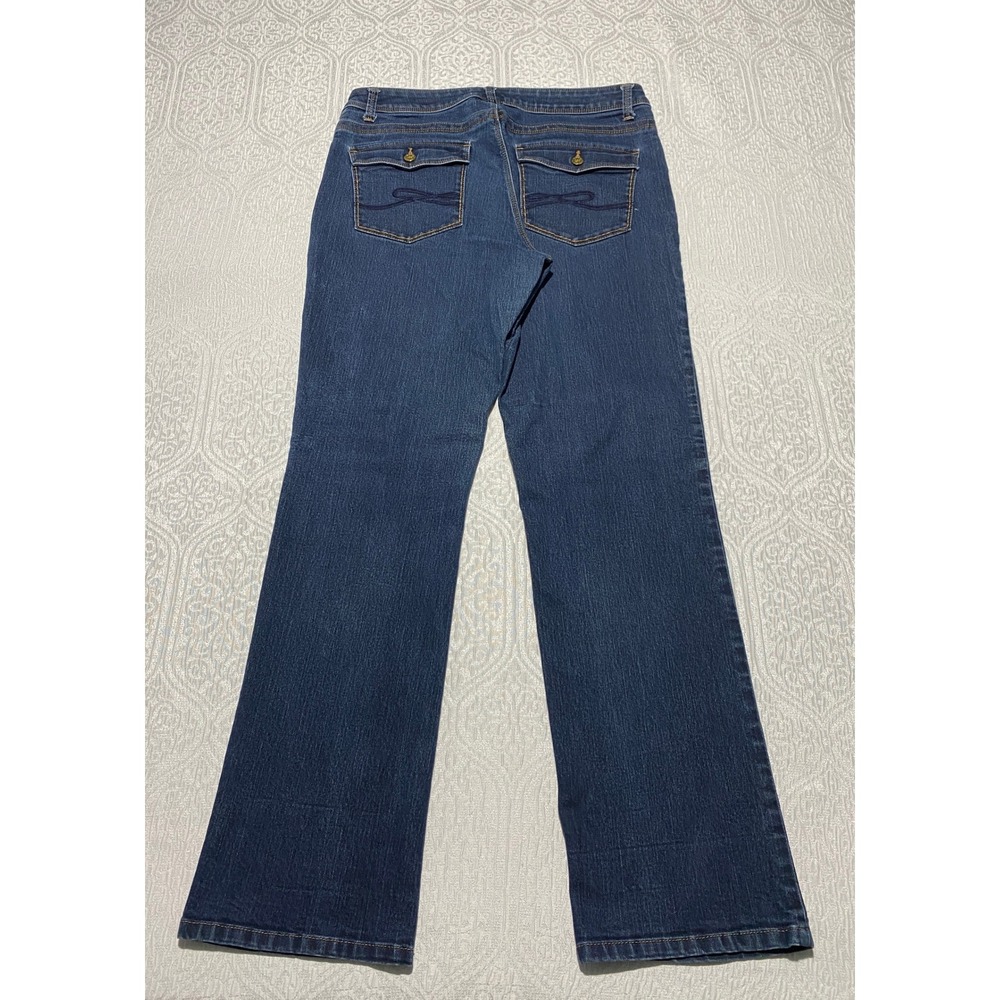 Lee Perfect Fit Just Below Waist Dark Wash Denim Bootcut Jeans Women's 34×31